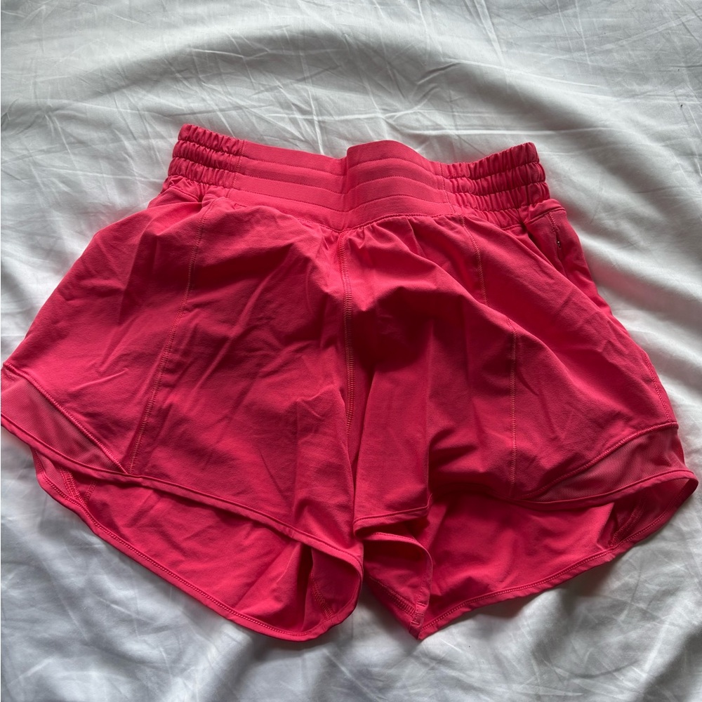 lululemon athletica Bright Pink Athletic Shorts